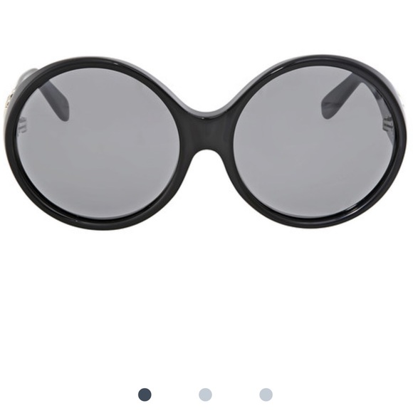 Saint Laurent SL M1 002 Black Oval Sunglasses - Picture 5 of 16